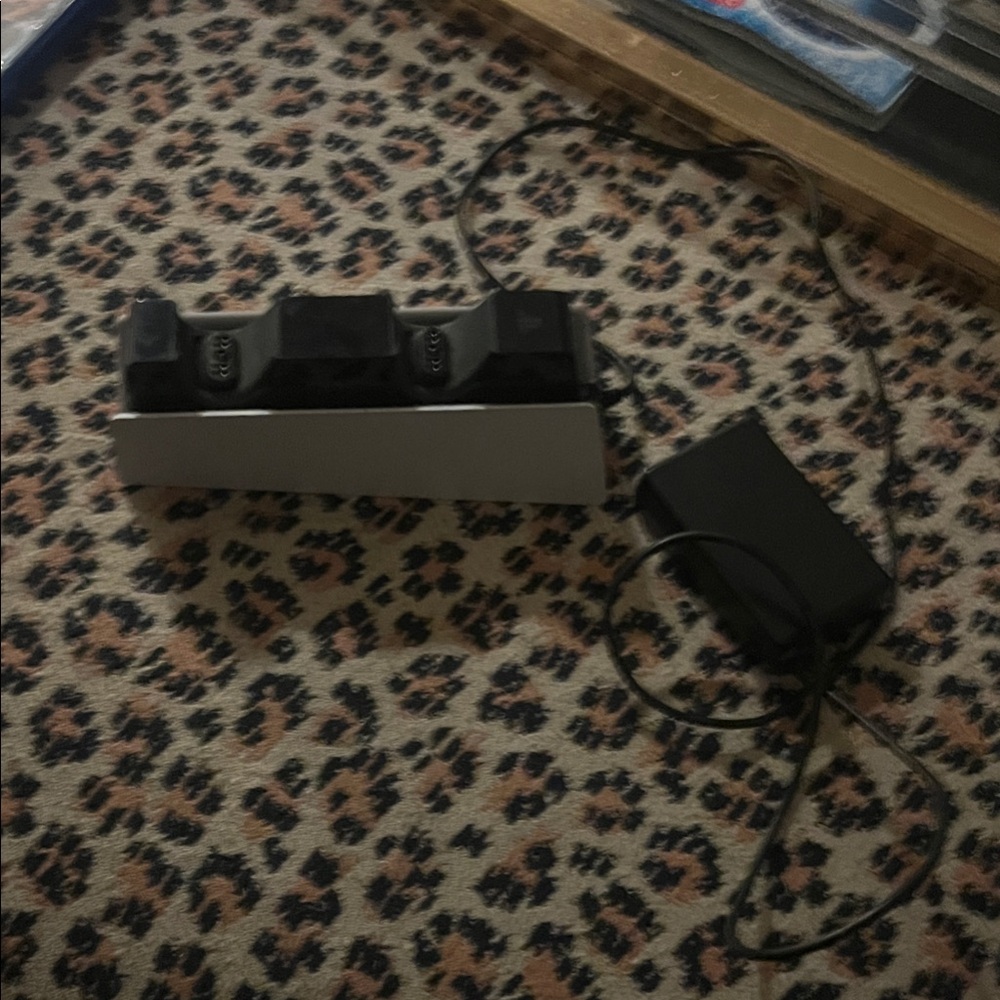 Black Charging Dock with Adapter